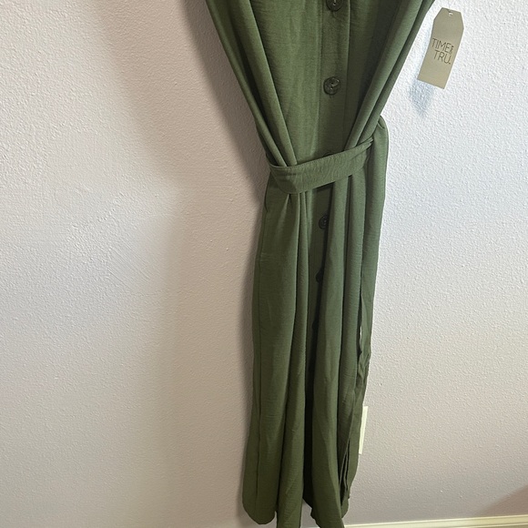 Time and Tru Forest Green Maxi Dress - Picture 6 of 13